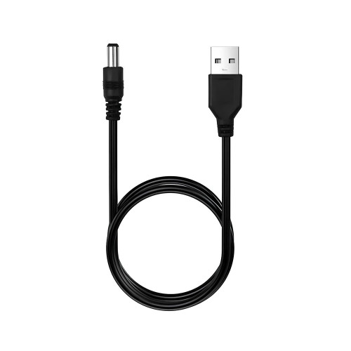 Кабель для Wi-Fi роутера з перетворювачем напруги 5V/12V USB to DC (black)
